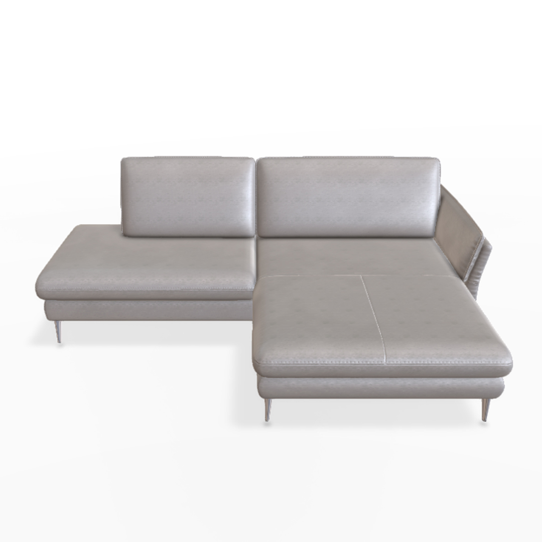 Moderne graue modulare Couch.