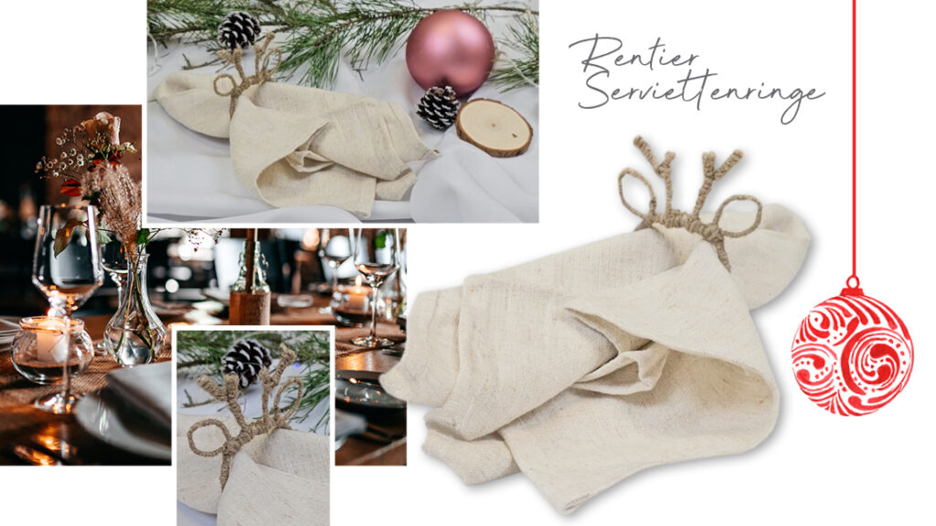 #3 Weihnachts-DIY: Rentier-Serviettenringe